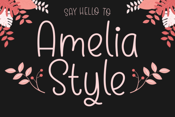 Amelia Style Font for Business