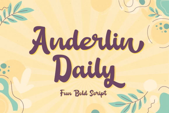 Anderlin Daily Font: Creative Script for Digital Marketing