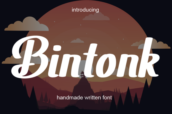 Bintonk: A Handwritten Font for Creative Marketing