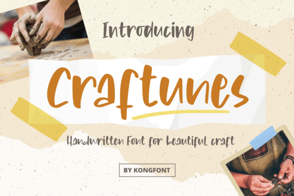 Craftunes: A Handwritten Font for Creative Projects