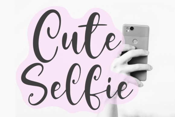 Cute Selfie Font for Business