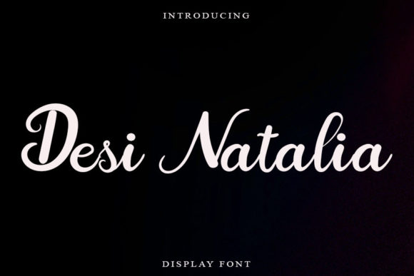 Desi Natalia: A Handwritten Font for Web Design