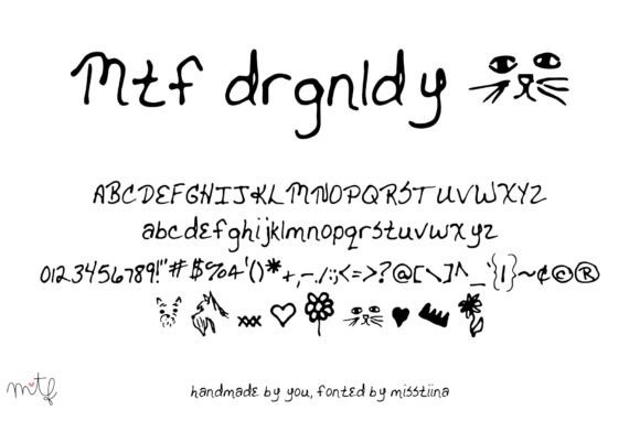 Drgnldy: A Font for Youthful Campaigns