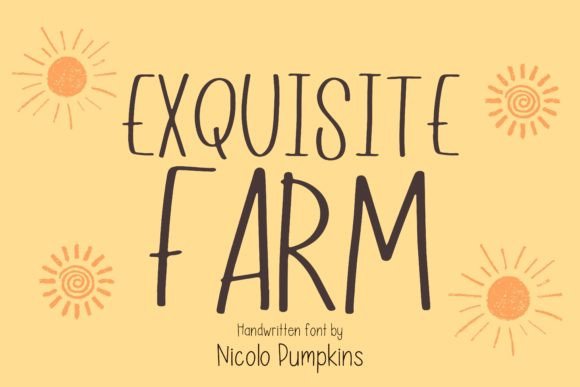 Exquisite Farm Font for Web Design