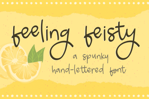 Feeling Feisty Font for Creative Projects