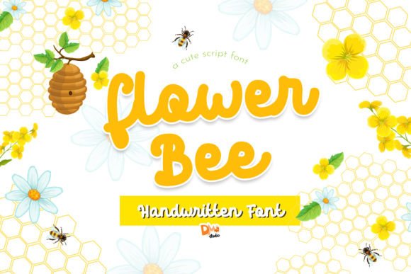 Flower Bee Font for Business