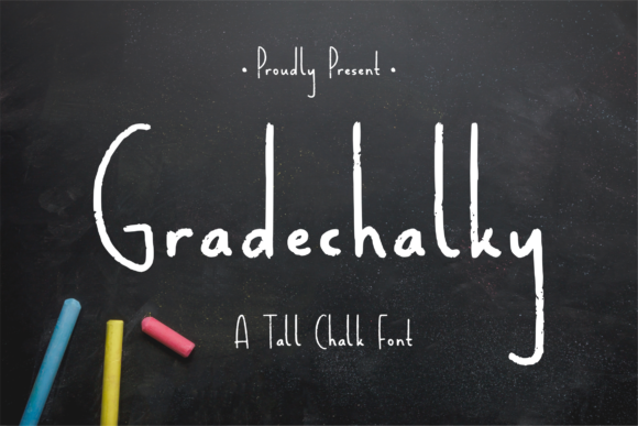 Gradechalky: A Delicate Script Font