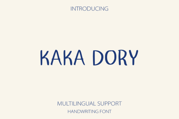 Kaka Dory: A Whimsical Font for Creative Campaigns