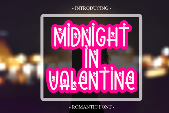 Midnight in Valentine: A Romantic Script Font