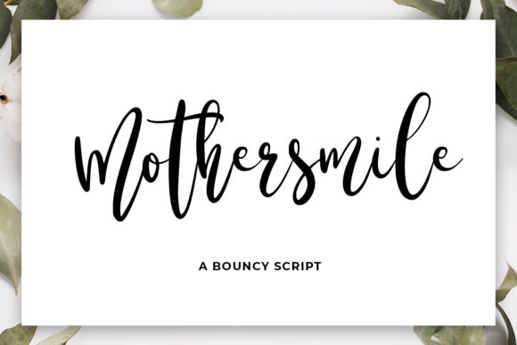 Mothersmile Font for Creative Projects