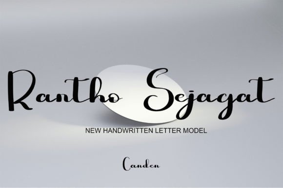 Rantho Sejagat: A Romantic Typeface for Creative Projects