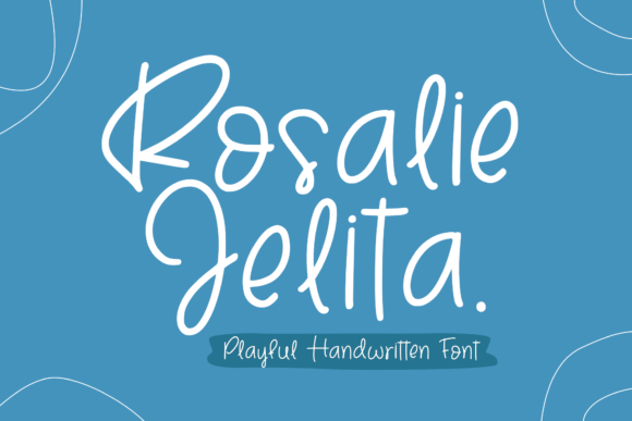 Rosalie Jelita: A Handwritten Font for Creative Projects