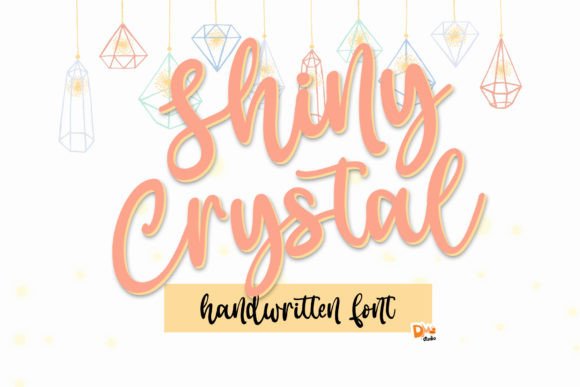 Shiny Crystal Font for Web Design