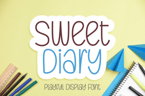 Sweet Diary Font: A Cute Typeface for Digital Marketing