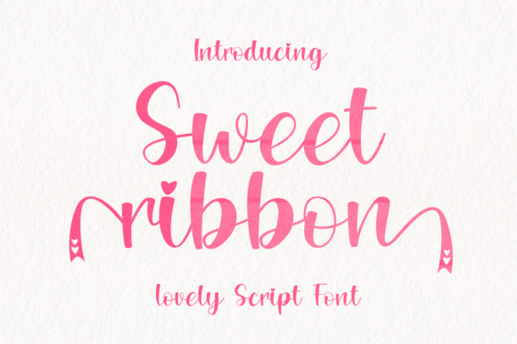 Sweet Ribbon Font for Web Design